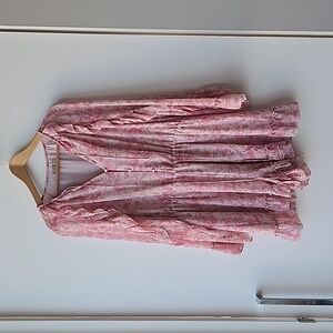 All Saints Flora Rosa Pastoral Cottagecore Ruffle Romper